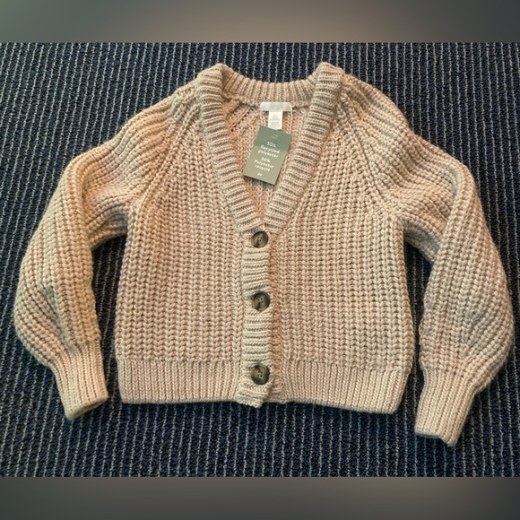 H&M Sweaters Nwt Hm Cardigan Sweater Womens Small Light Pink Rib